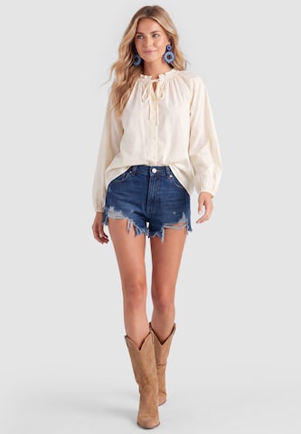 IZIA - Blusa em bege