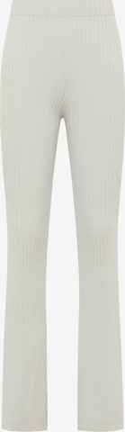 MYMO Flared Trousers in Grey: front