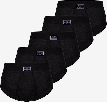 ESGE Slip 'Feinripp Jeans' in Schwarz: Vorderseite