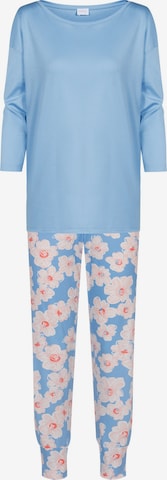 Mey Pajama ' Caja' in Blue: front