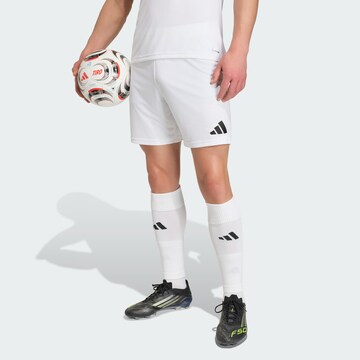 ADIDAS PERFORMANCE Regular Sports trousers 'Entrada26' in White: front