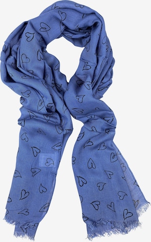 COLLEZIONE ALESSANDRO Scarf 'Babsi' in Blue: front