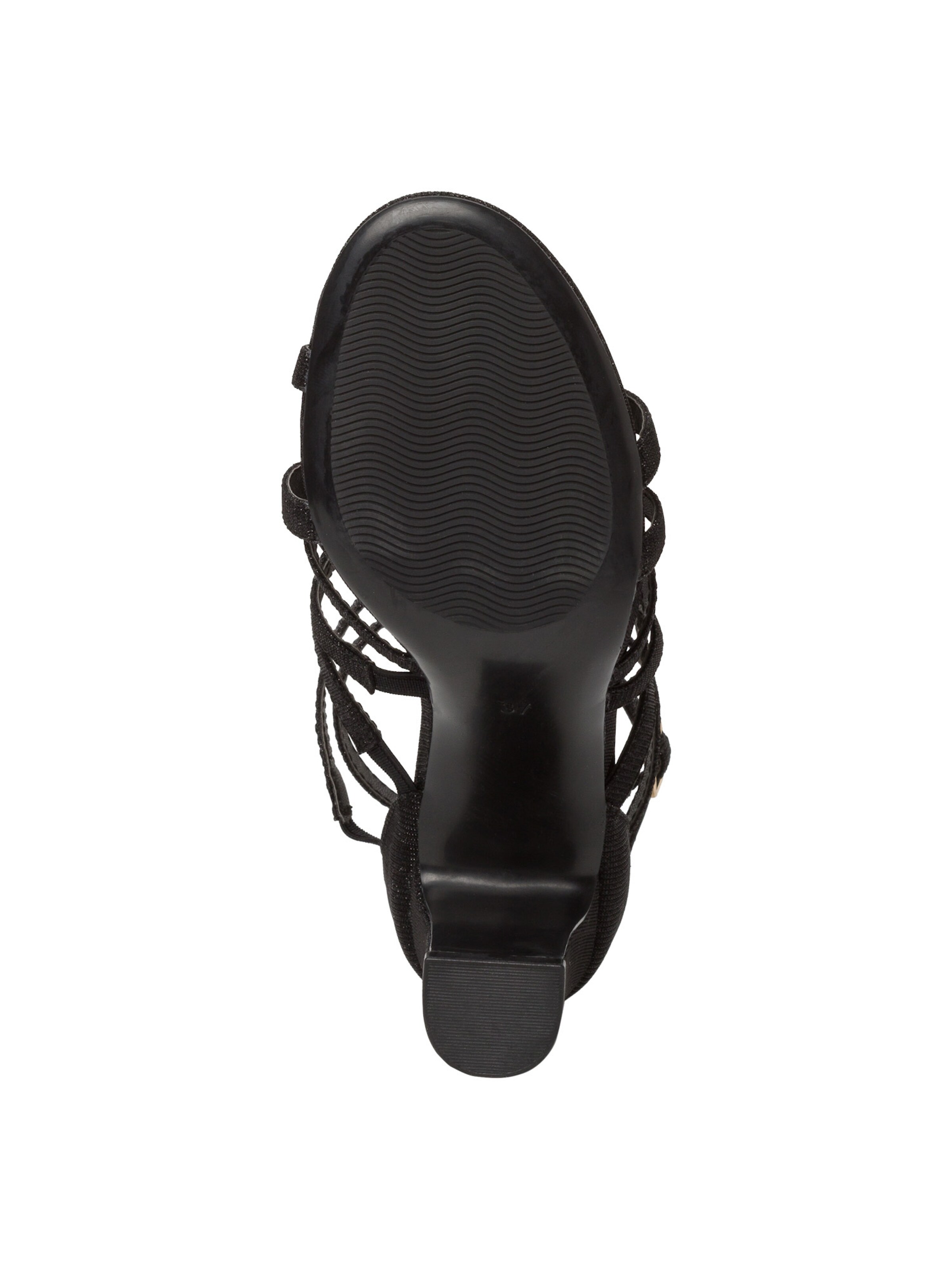 s.Oliver Strap sandal in Black