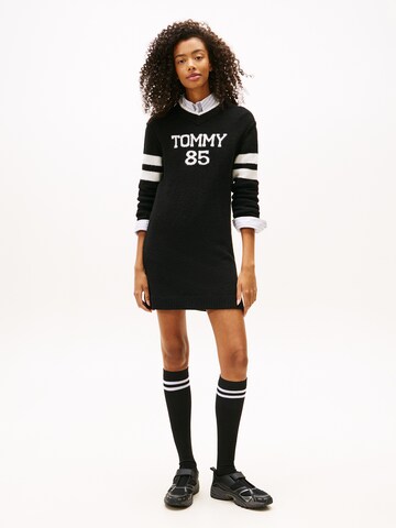 Tommy Jeans Strickkleid in Schwarz