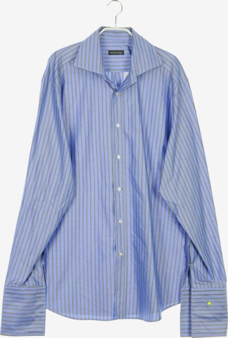 RENÉ LEZARD Button Up Shirt in L in Blue: front