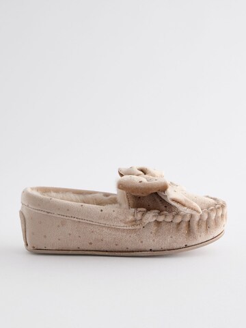 Next - Zapatillas de casa en beige