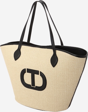 Sac de plage Twinset en noir