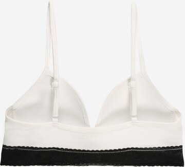 Calvin Klein Underwear Korzet Podprsenka - biela