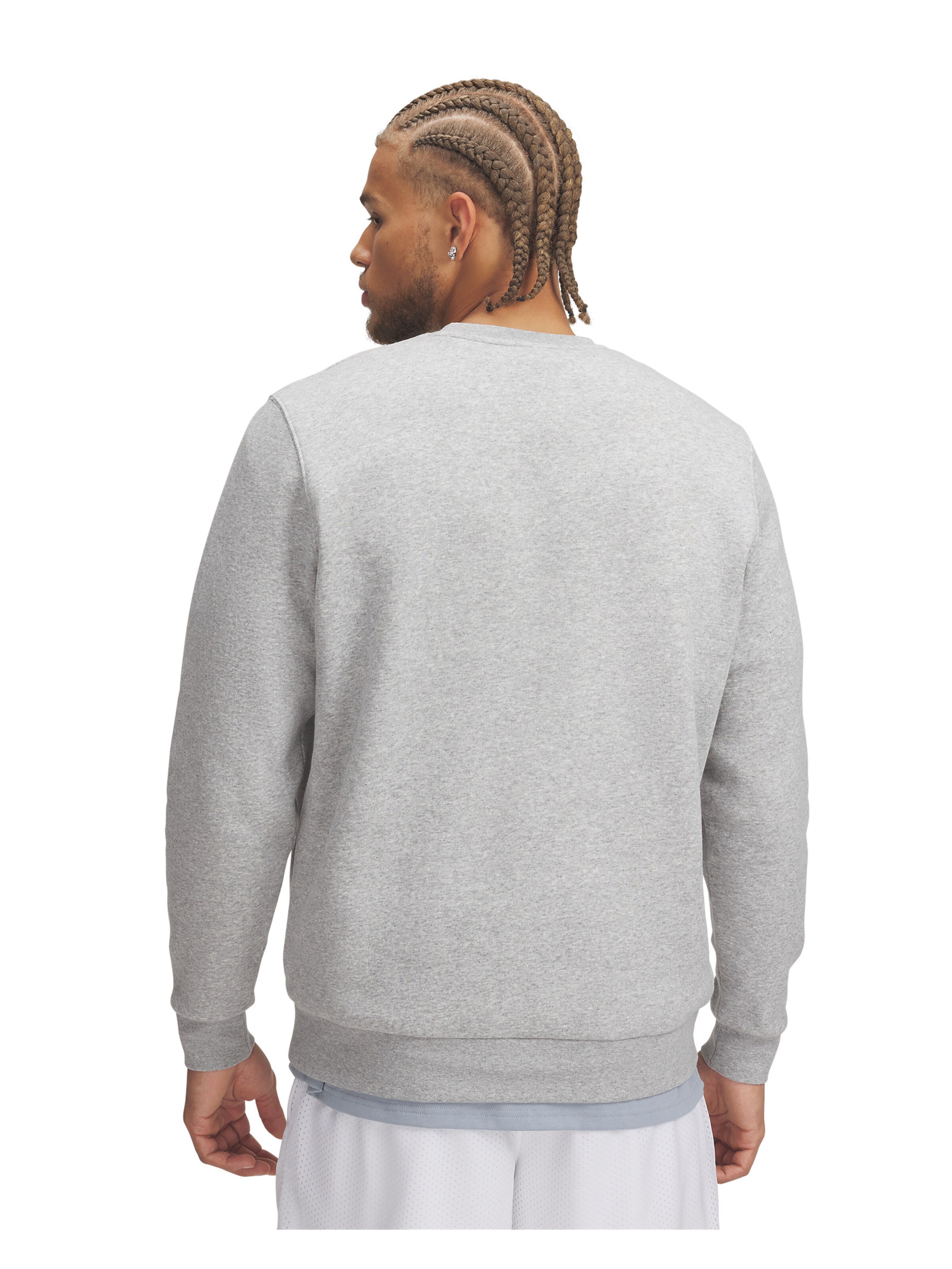 UNDER ARMOUR Sports sweatshirt 'Essential' in Grey