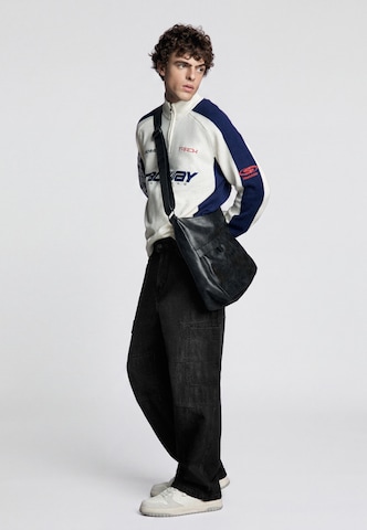 Bershka Baggy Cargo farmer - fekete