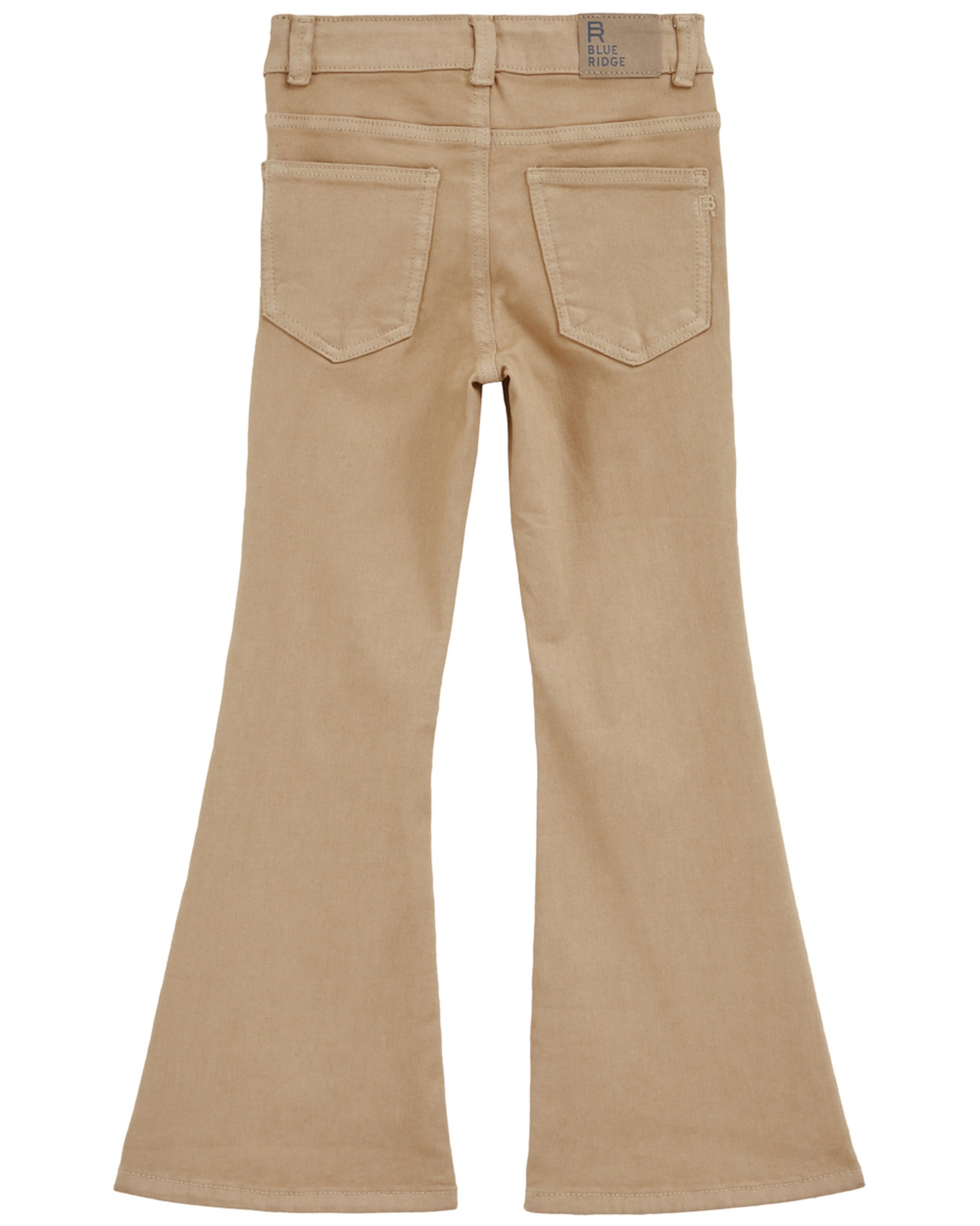 WE Fashion Flared Jeans i beige