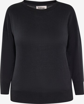 Sidona Sweater in Black: front