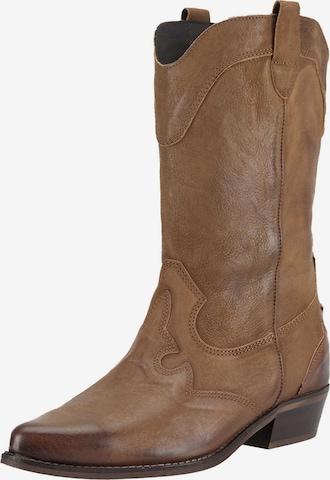 Felmini Wide Fit Cowboylaarzen in Bruin: voorkant