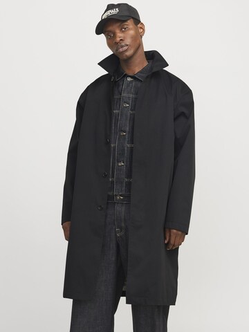 JACK & JONES Between-seasons coat in Black: front