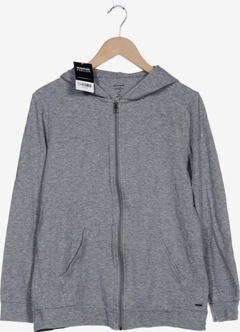 OLYMP Sweatshirt & Zip-Up Hoodie in M in Grey: front