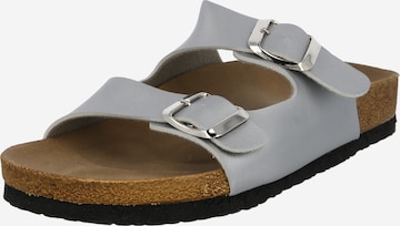 Trendyol Mules in Silver: front