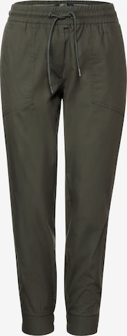 CECIL Slim fit Pants 'Tracey' in Green: front