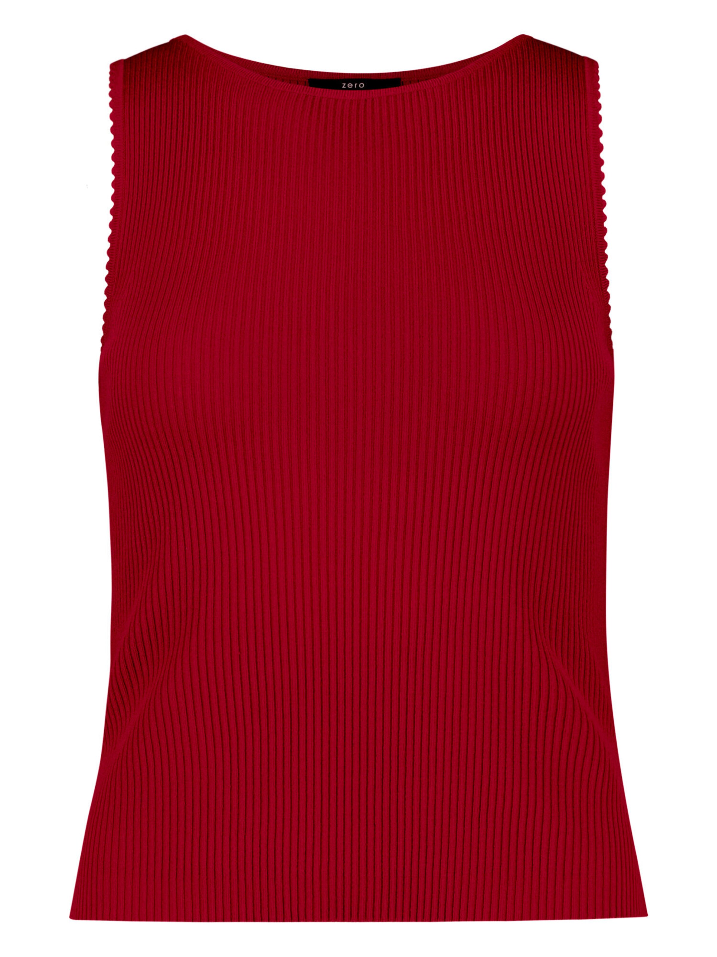 zero Trui in de kleur Rood, Productweergave