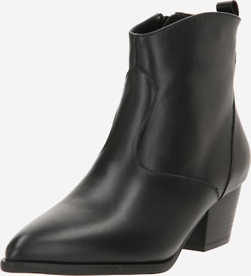 GUESS Cowboy boot in Black: front