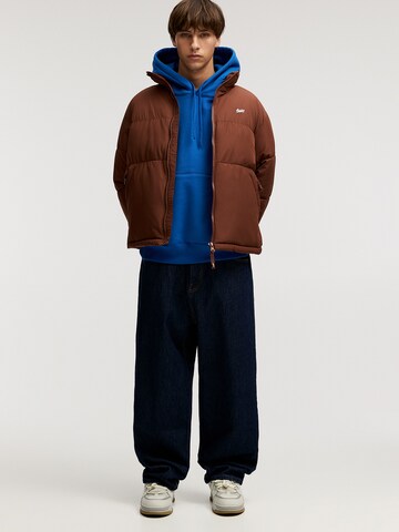 Pull&Bear Prehodna jakna | rjava barva