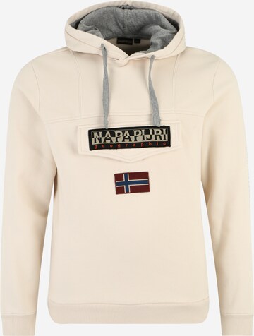 Sweat-shirt 'Burgee Wint 2' NAPAPIJRI en beige : devant