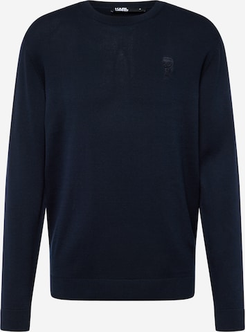 Karl Lagerfeld Sweater in Blue: front