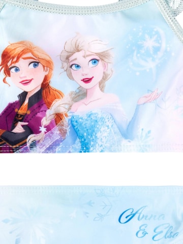 Disney Frozen Bustier Bikini 'Elsa & Anna Frozen'‌‌‌ in Blau