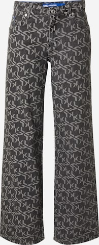 KARL LAGERFELD JEANS Wide leg Jeans in Grey: front