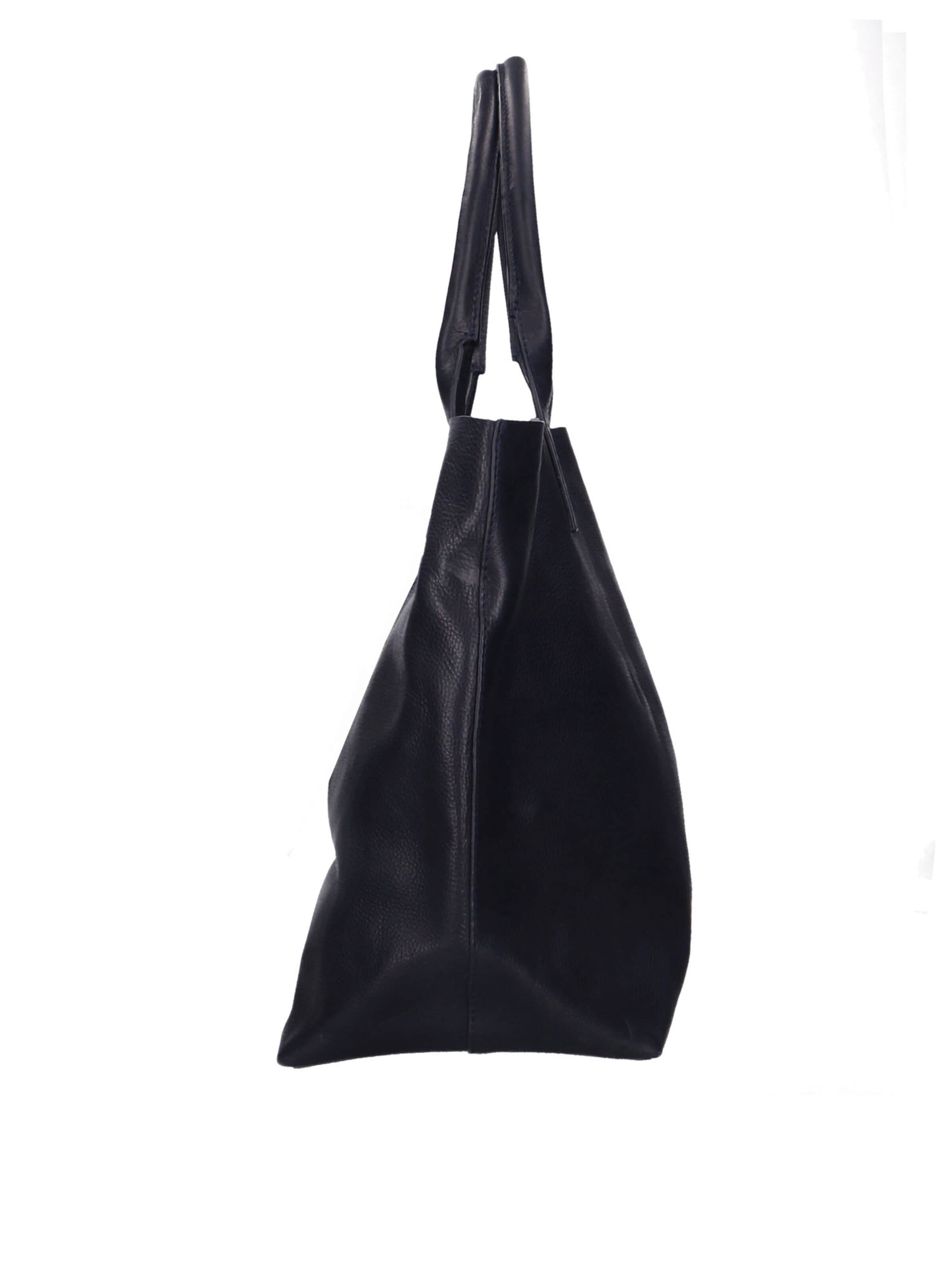Shopper 'Borsa Shopper Donna Pelle Vacchetta Nera - Manico in Pelle' di Chiara Ferretti in blu
