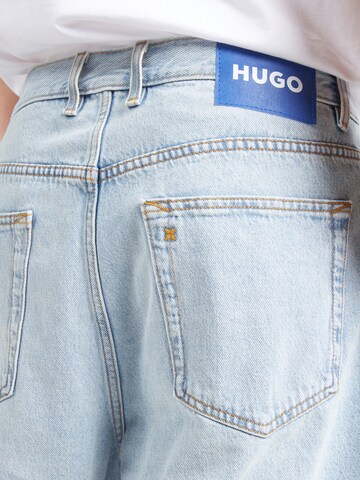 HUGO Loosefit Džíny 'MASON' – modrá