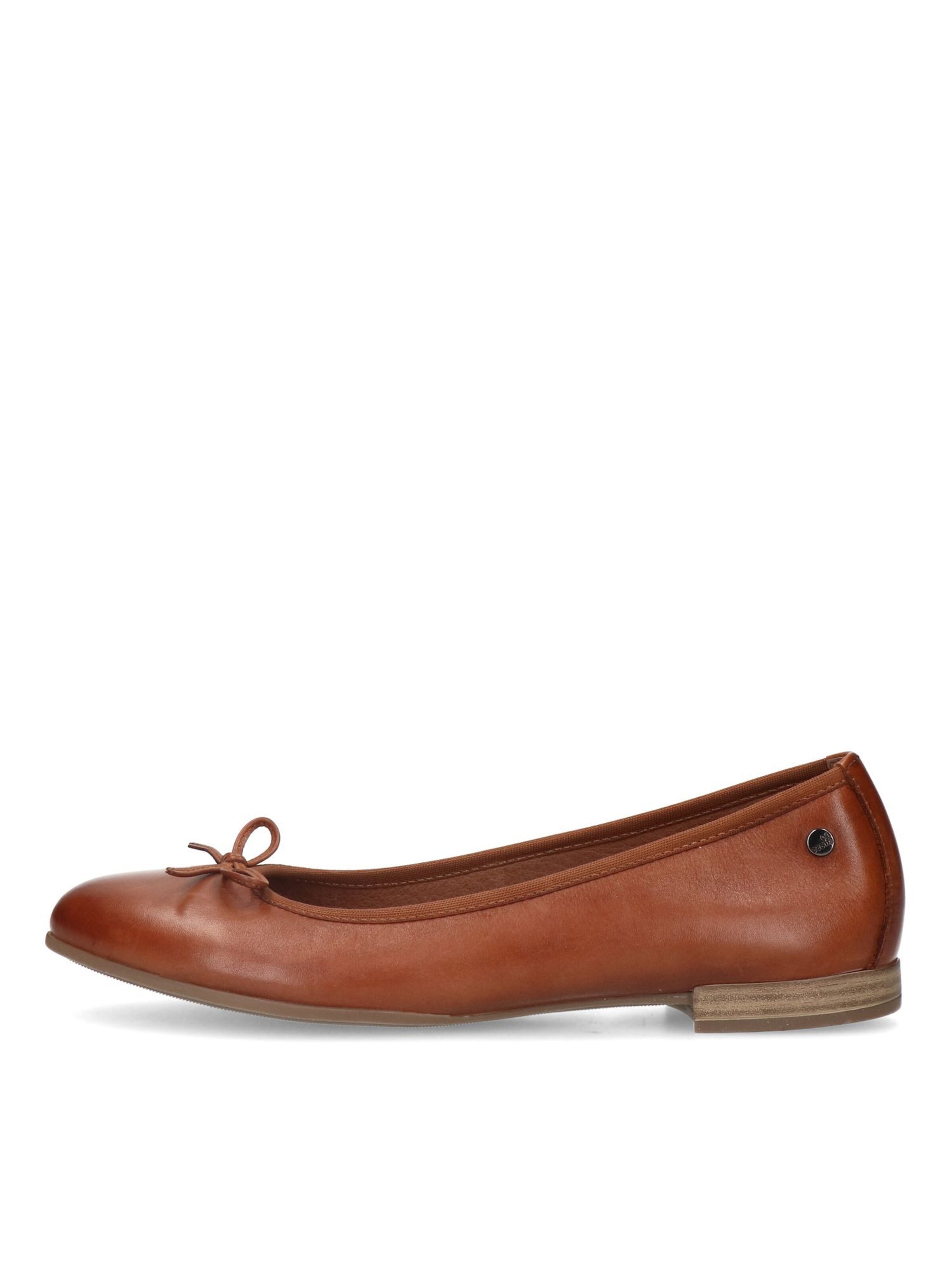 MANFIELD Ballet Flats in Brown
