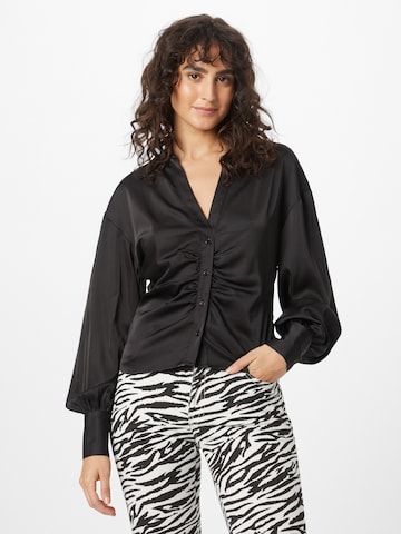 Gina Tricot Blouse 'Sivan' in Zwart: voorkant