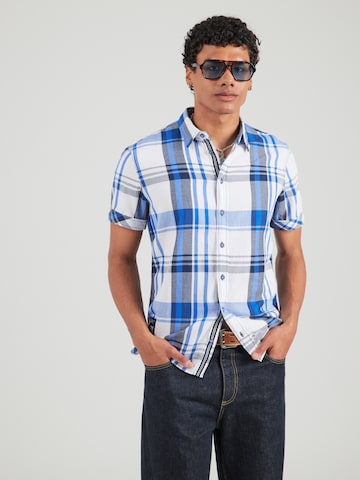 CAMP DAVID Слим Рубашка в Белый: спереди