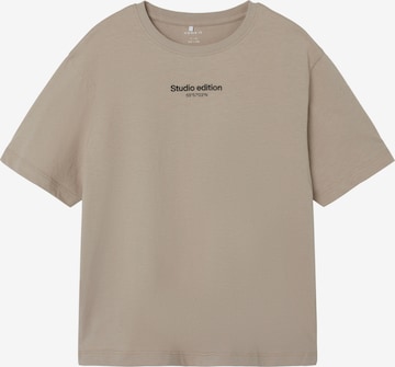 T-Shirt 'BRODY' NAME IT en beige : devant