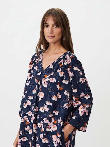 Robe 'Navine' Masai en bleu