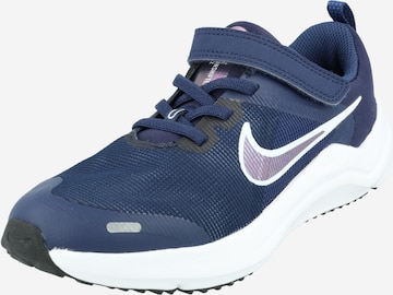 Chaussure de sport 'Downshifter 12' NIKE en bleu : devant