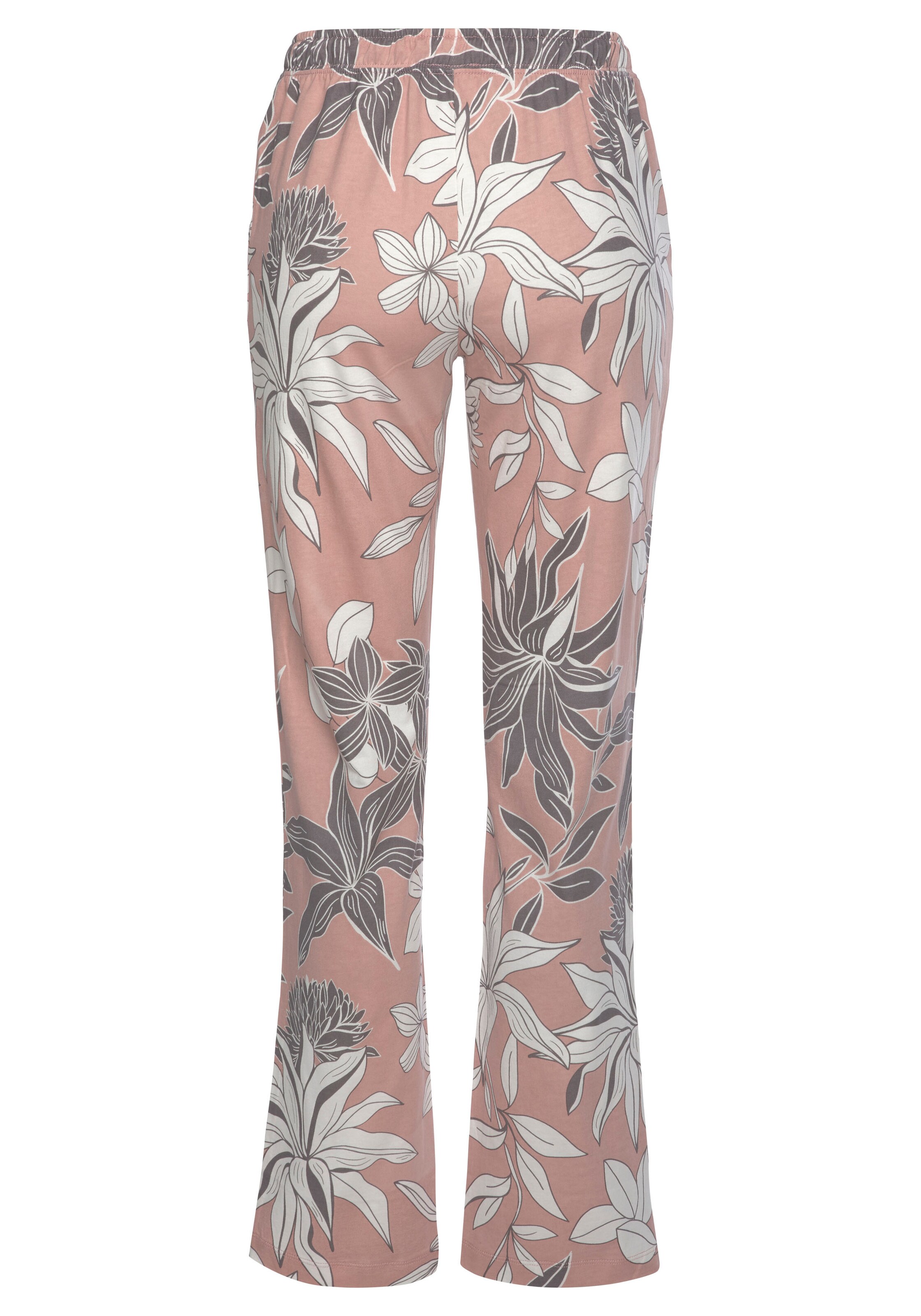 LASCANA Loose fit Pajama pants in Pink