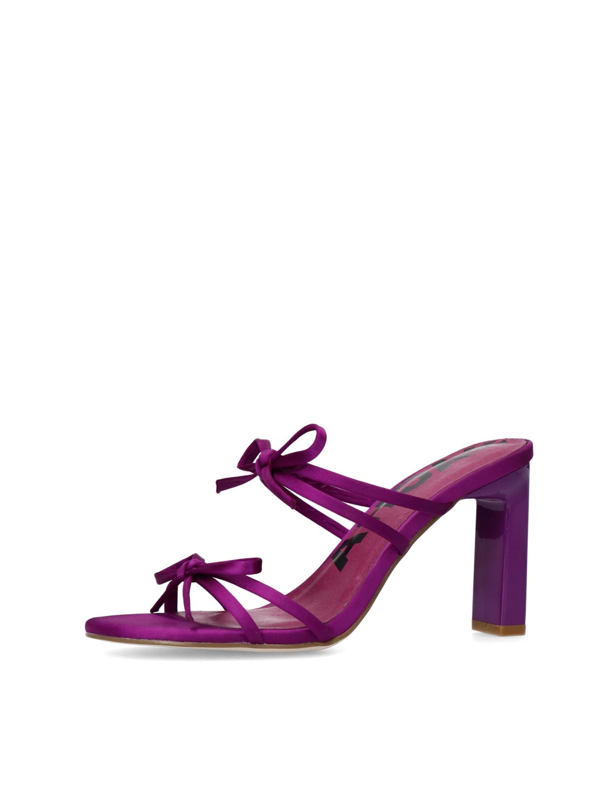 Mule SACHA en violet : devant