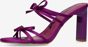 Mule SACHA en violet : devant