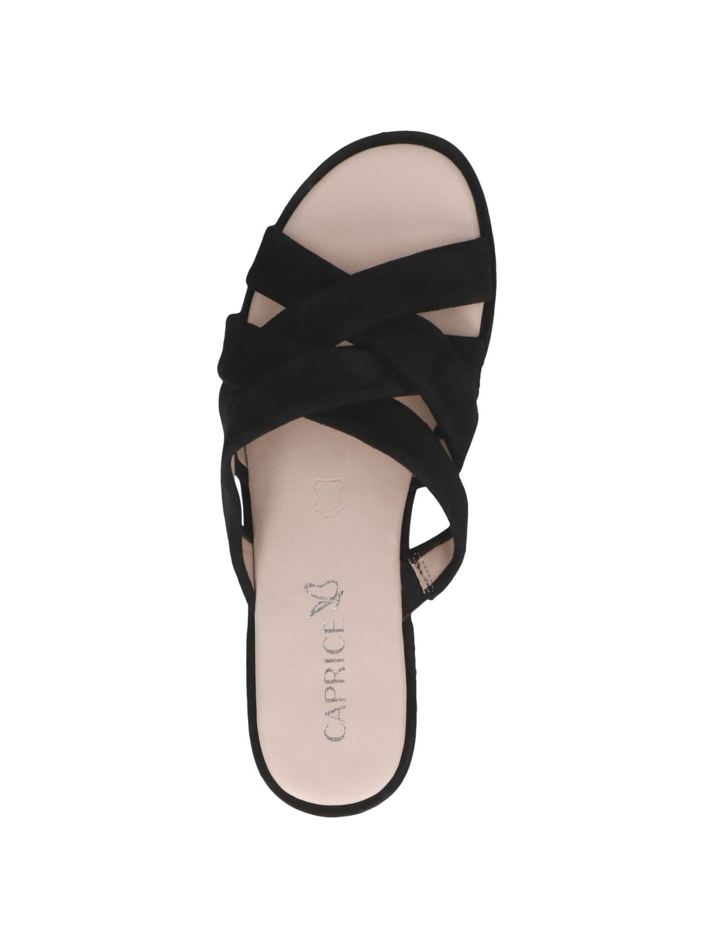 CAPRICE Pantolette in Schwarz