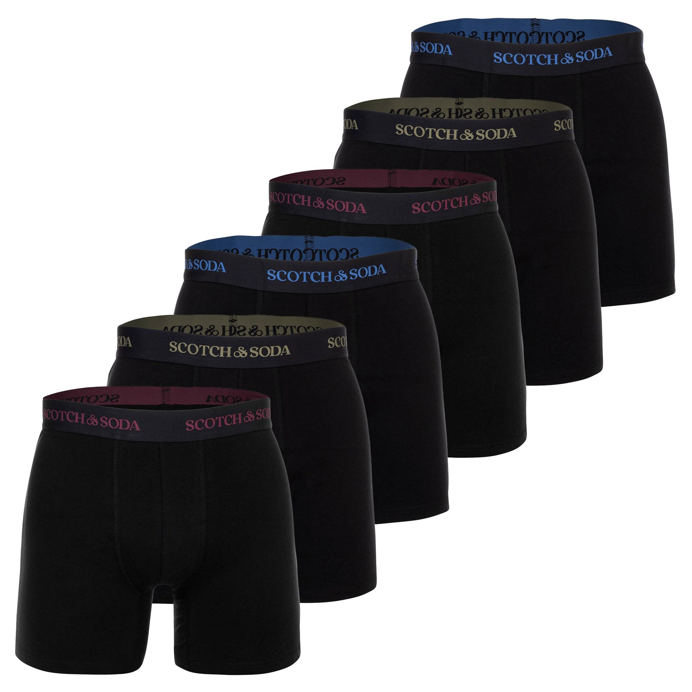 SCOTCH & SODA Boksershorts i sort: forside