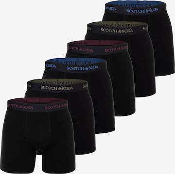 Boxers SCOTCH & SODA en noir : devant