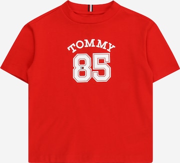 TOMMY HILFIGER T-Shirt 'VARSITY' in Rot: predná strana