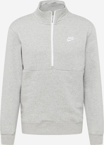 Nike Sportswear Mikina – šedá: přední strana