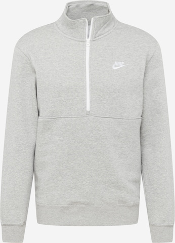 Nike Sportswear Sweatshirt in Grijs: voorkant