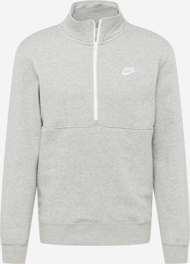 Felpa Nike Sportswear di colore grigio chiaro / bianco, Visualizzazione prodotti