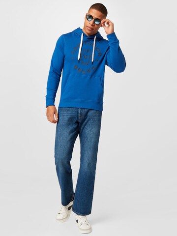 TOM TAILOR Sweatshirt in Blau