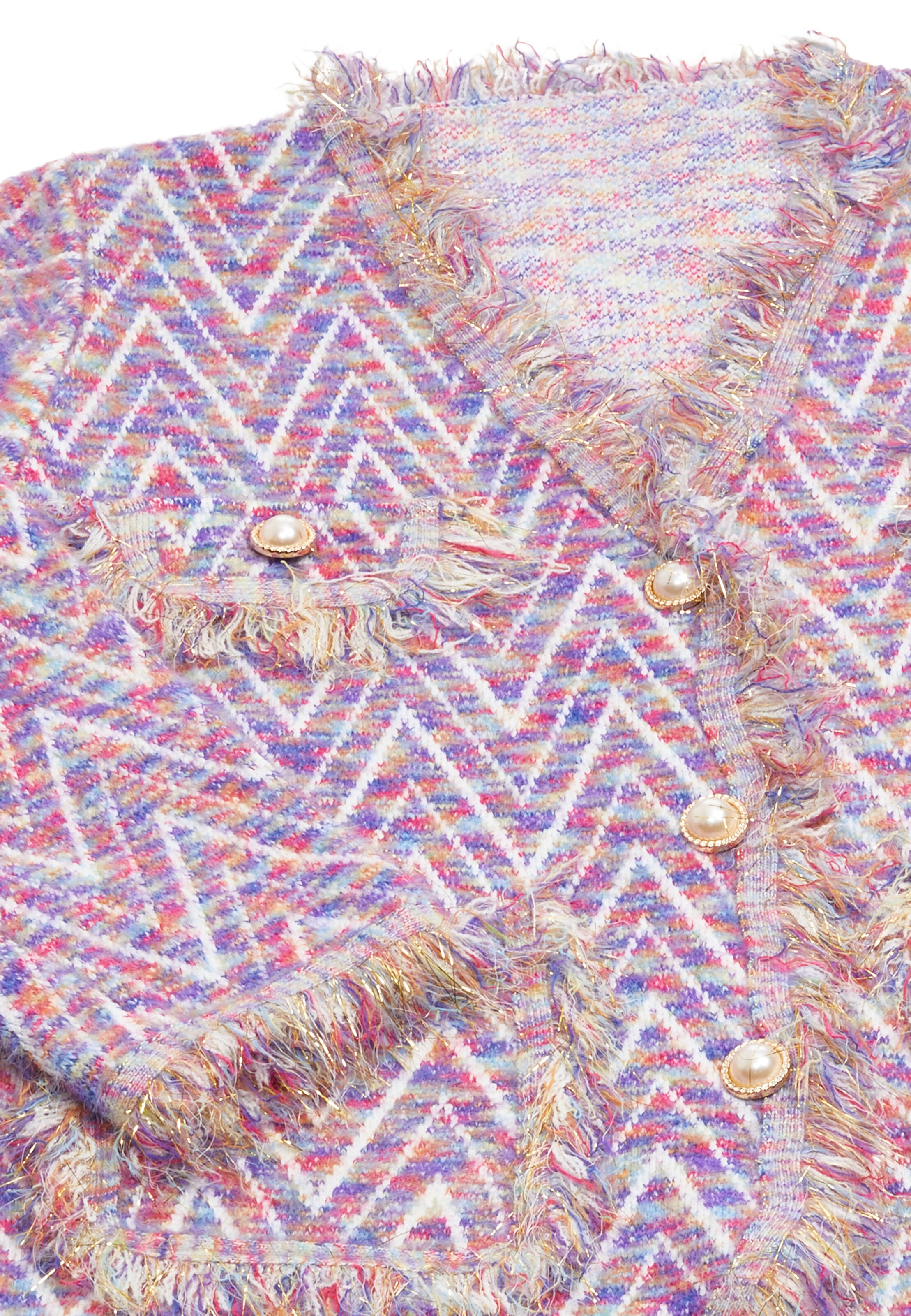 Geacă tricotată de la NALLY pe mov