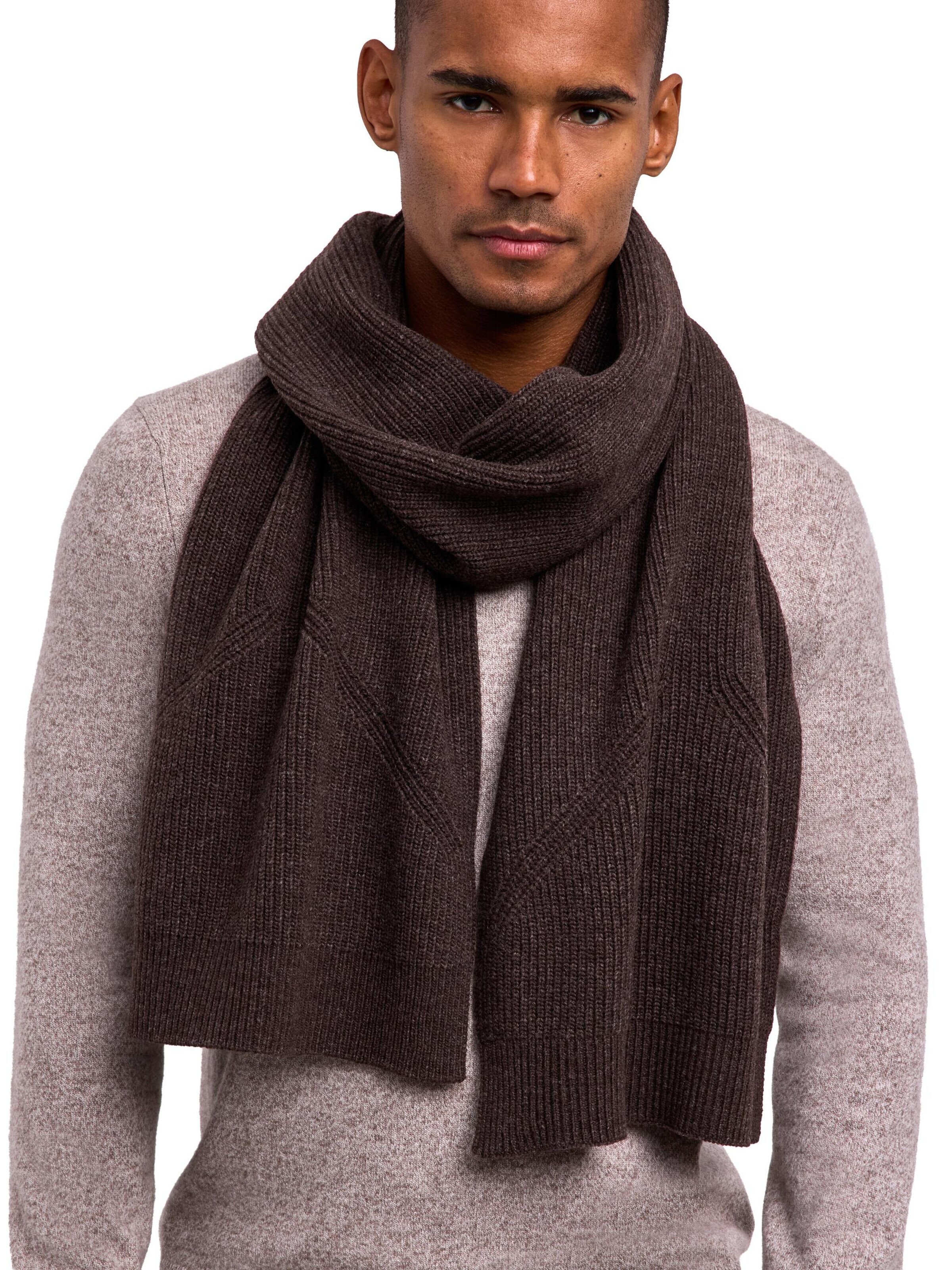 FALKE Scarf in Brown: front