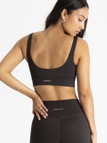 OMNANA Bustier Sport-BH 'MUSE™' in Braun